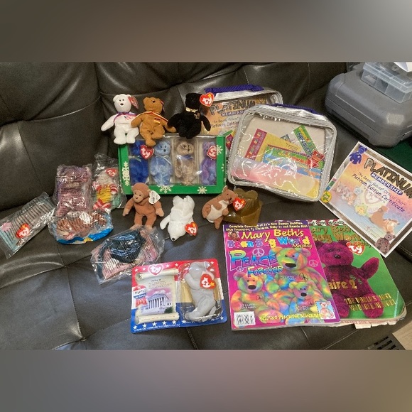 Ty Beanie Bundle: “The End” Ty Beanie Baby and Teenie - Picture 14 of 15